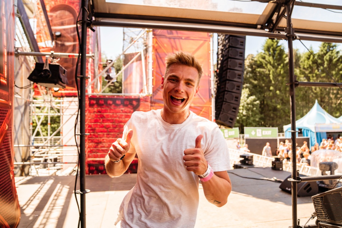 Festival backstage